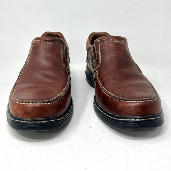 Johnston & Murphy Colvard Moc Toe Venetian 10.5 Shoes Leather Loafers 25-1073 - Picture 7 of 13